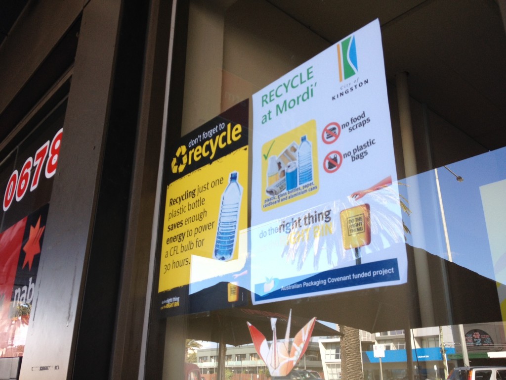 Implementing a Public Place Recycling (PPR) System at Mordialloc (“Closing the Loop on the Mordialloc Shopping Strip”)